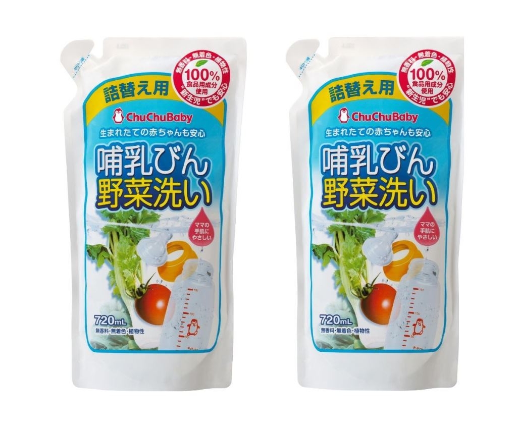 奶瓶蔬果洗潔液(補充裝) 720ml - 2件